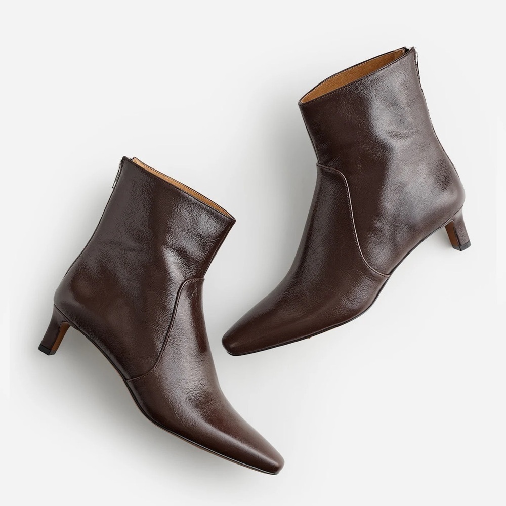 Madewell Dimes kitten heel boot | brown | SIZE 8 (marked as 8.5, but not)